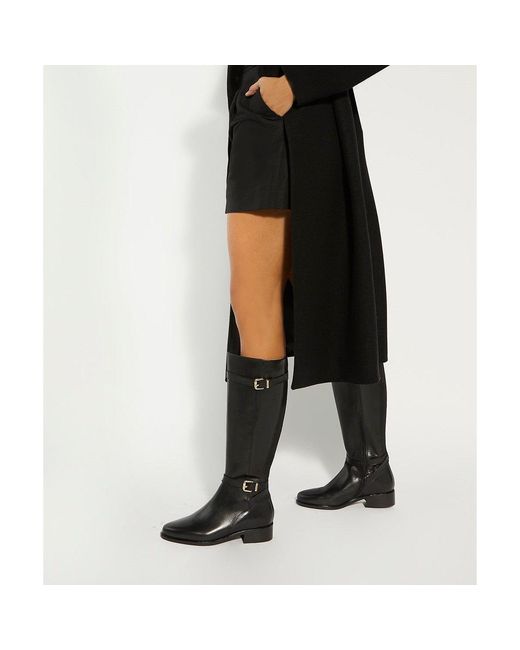Dune Black Tepi Knee High Boots