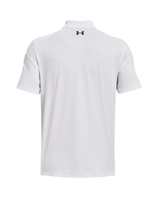 Under Armour White Performance Polo Shirt for men