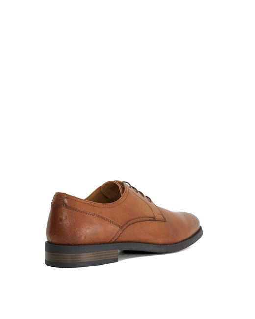 Dune Brown Soreen Derby Shoes for men