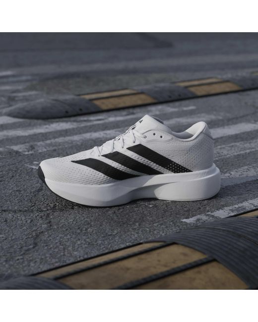 Adidas White Adizero Pacer for men
