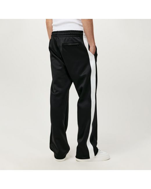Casablanca Black Open Hem Fleece Relaxed Fit Joggers for men