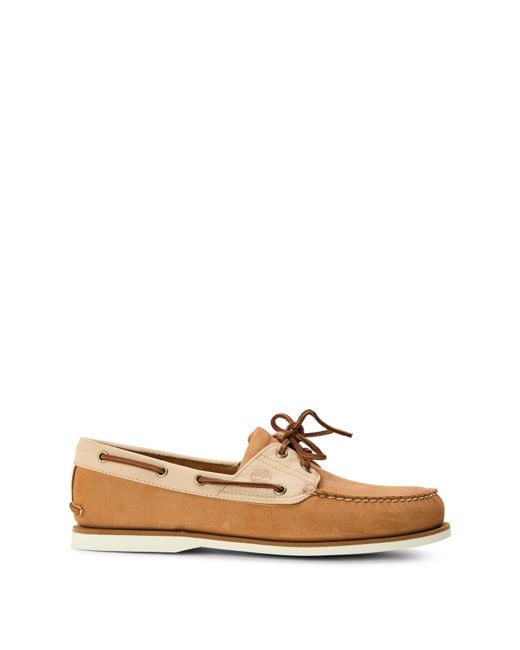 Timberland Brown Classic Dark Lace-Up Boat Shoes for men