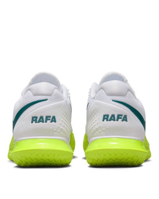 Nike Green Court Zoom Vapor Cage 4 Rafa Hard Court Tennis Shoes for men