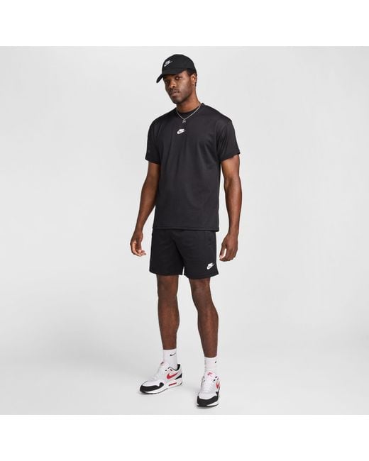 Nike Black Air Mesh Shrt for men