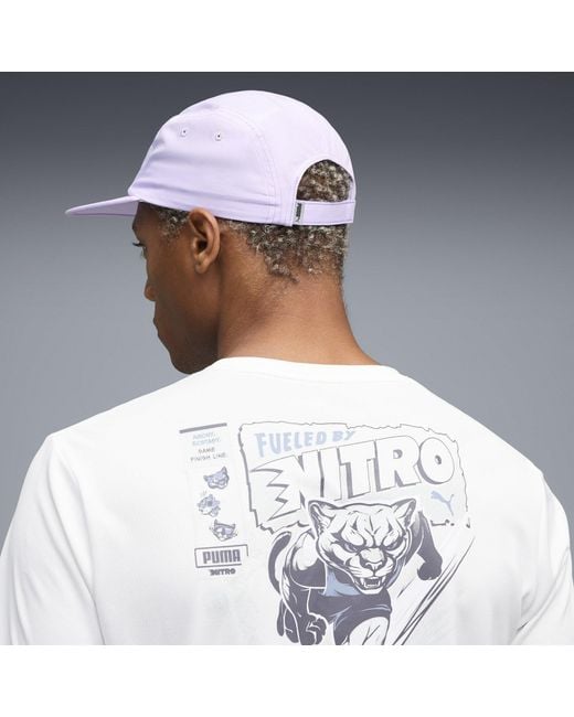 PUMA Purple 5 Panel Running Cap