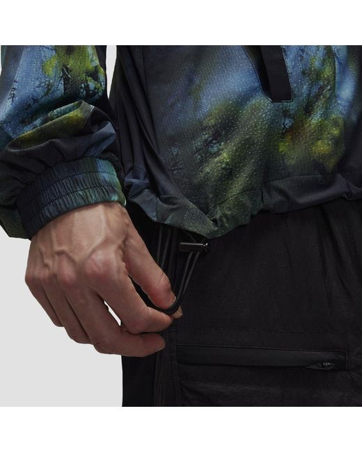 Y-3 Green Aop Ripstop Windbreaker for men