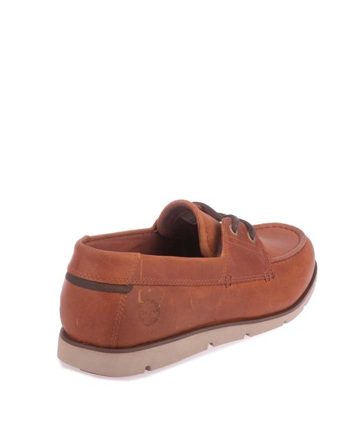 Timberland Brown Grafton Bay Shoes Size 6.5 for men
