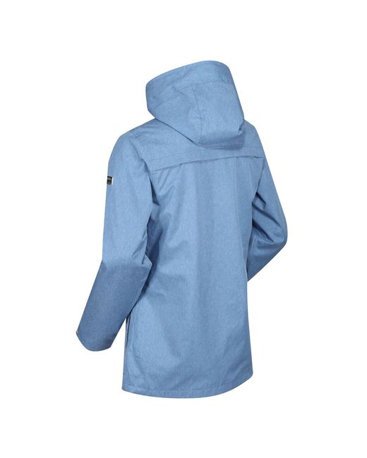 Regatta Blue Bayarma Breathable Long Sleeve Waterproof Jacket