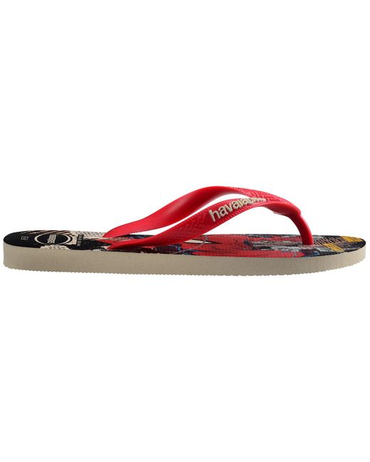 Havaianas Red Top Marvel Classics Flip Flops