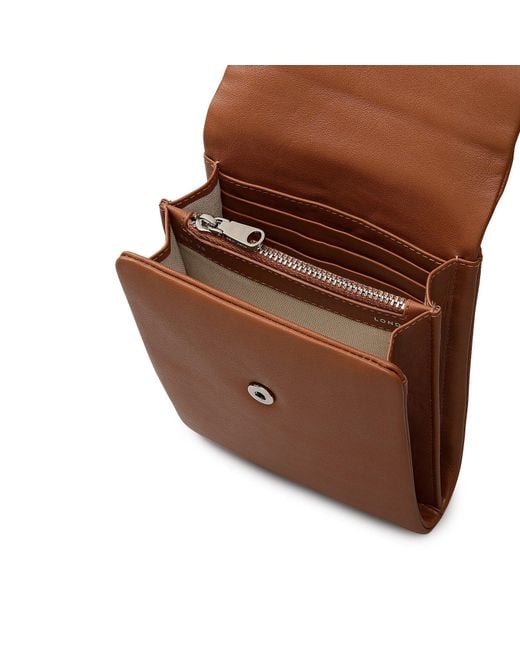 Radley Brown Mallow Street Leather Phone Crossbody Bag