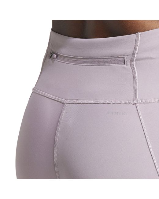 Adidas Purple Ultimate 7/8 Performance Running Tights