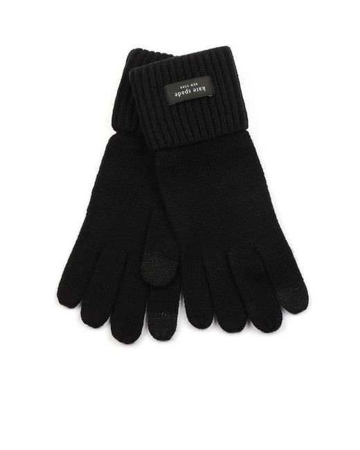 Kate Spade Black Kate Sam Knit Glove Ld41