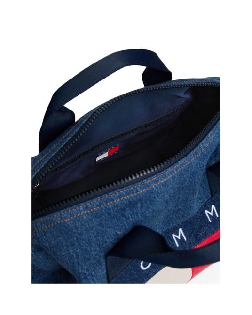 Tommy Hilfiger Blue Tj Archive Barrel Bag