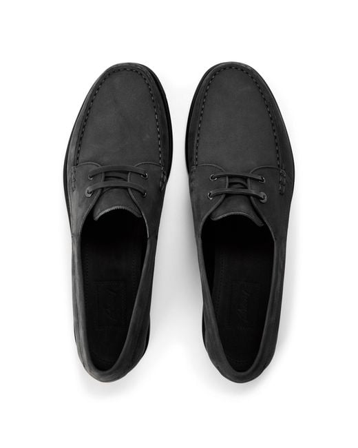 Brioni Black Tube Loafers for men
