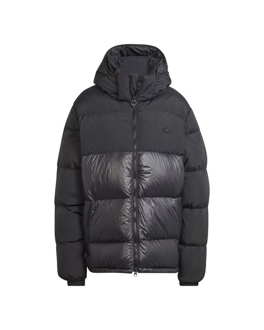 Adidas Originals Gray Regen Long Sleeve Puffer Jacket for men
