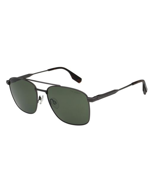 Ted Baker Multicolor Bak Chase Uv Protection Rectangle Sunglasses for men