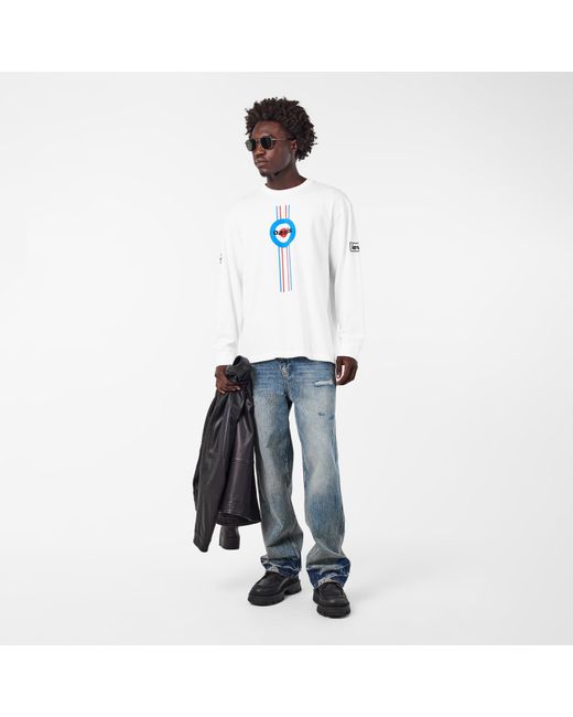 Levi's White X Oasis Long Sleeve Tee for men