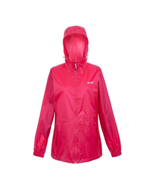 Regatta Red Pack It Iii Waterproof Jacket