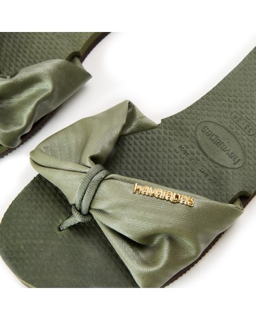 Havaianas Green Hav. You St Tropez Classic Flip Flops
