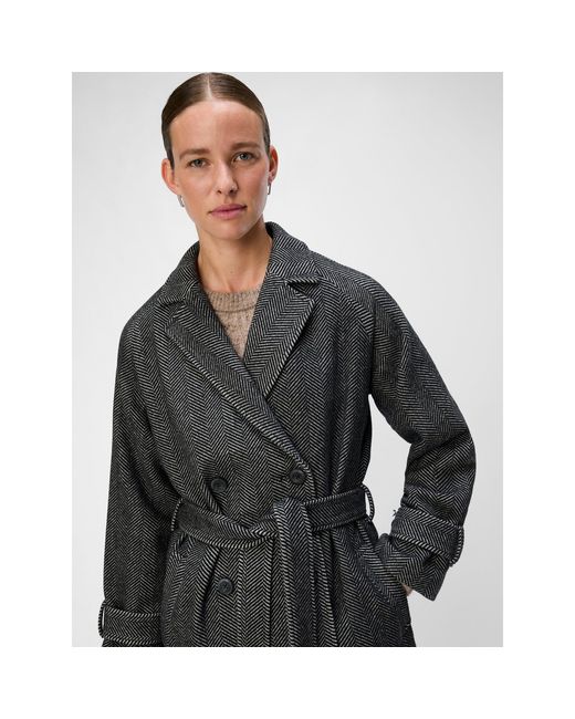 Object Black Keily Water Resistant Overcoat