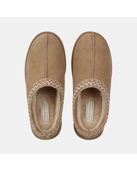 Jack Wills Brown Platform Slip-On Snug