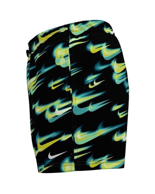 Nike Green Swim Breaker 5 Brief-Lined Volley Short for men