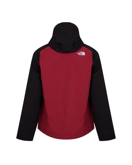 The North Face Red Stratos North Face Waterproof Packable Rain Anorak for men