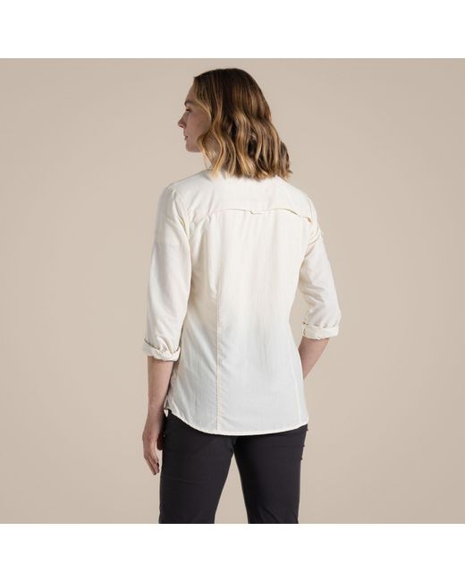 Craghoppers White Nosilife Adventure Iii Quick-Drying Shirt