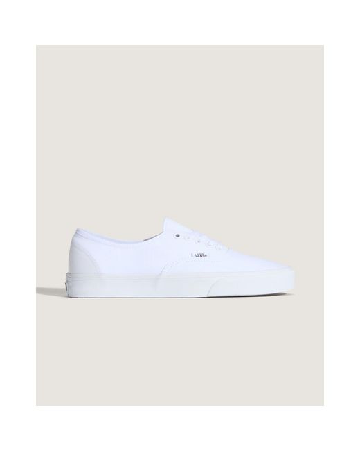 Vans White Authentic Canvas Trainers for men