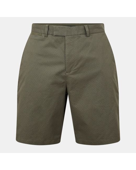 Ted Baker Green Geo Tailored Fit Chino Shorts for men