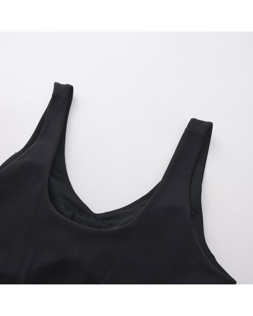 La Gear Black V-Neck Active Tank Top