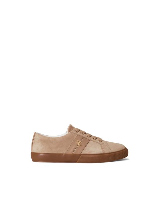 Ralph Lauren Brown Jason Ii Low-Top Trainers