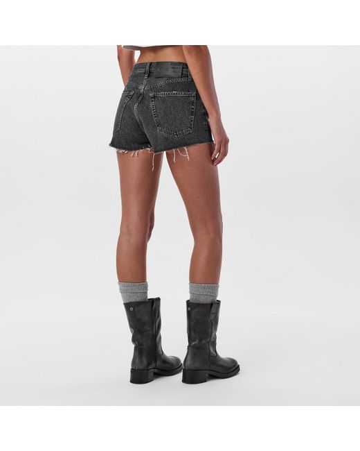 Off-White c/o Virgil Abloh Gray Denim Shorts