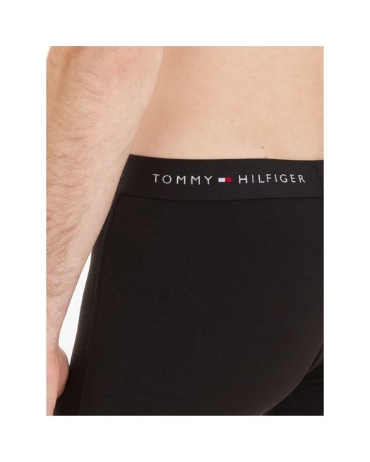 Tommy Hilfiger Black 3 Pack Signature Boxer Shorts for men