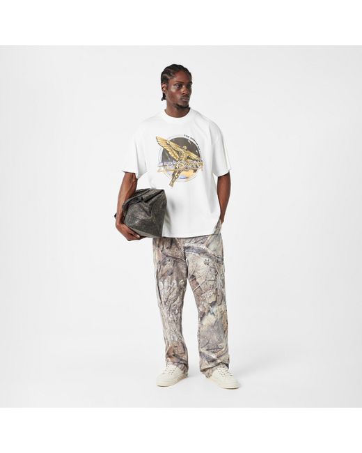 Represent White Rep Golden Tour Oversized T-Shirt for men