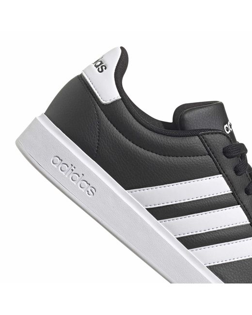 Adidas Black Grand Court Cloudfoam Comfort Shoes