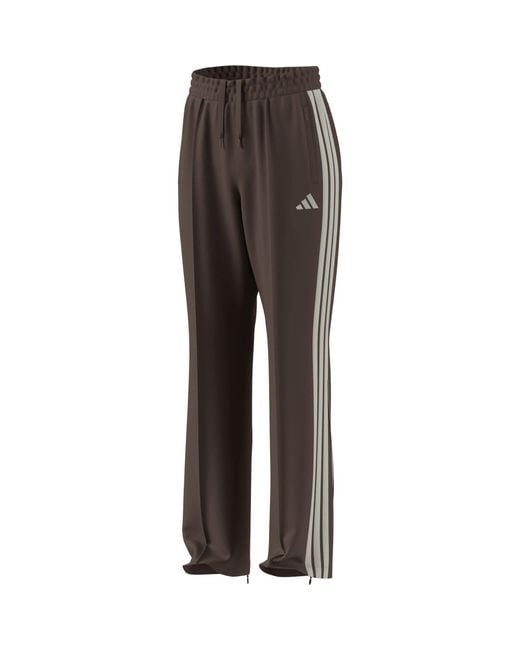 Adidas Gray Stadium 3-Stripes Track Pant