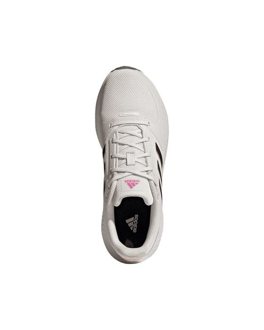 Adidas White Run Falcon 2.0 Running Shoes
