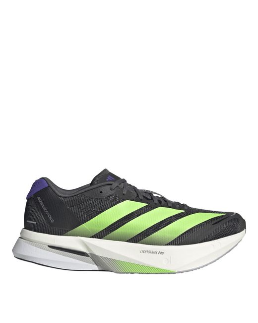 Adidas Green Adizero Boston 13 Road Running Shoes for men