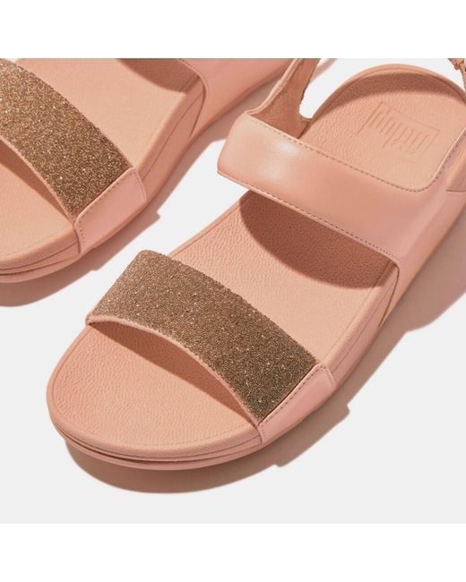 Fitflop Pink Lulu Opul Back-Strap Sandals
