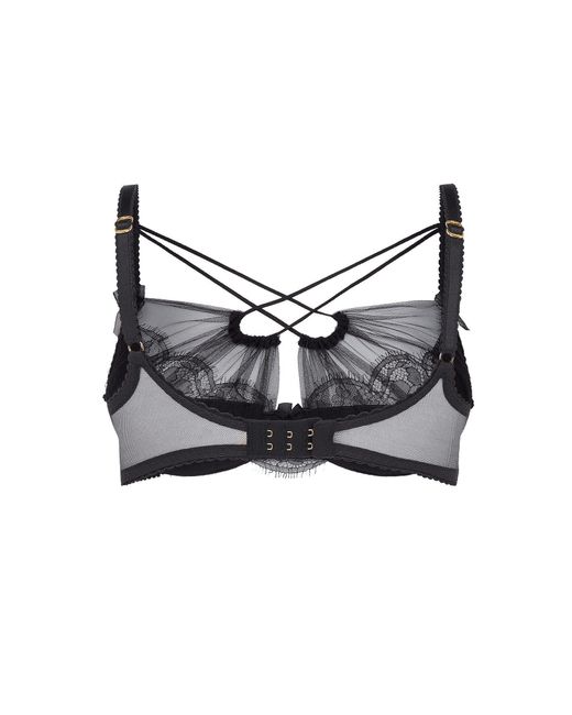 Agent Provocateur Black Halley Plunge Underwired Bra
