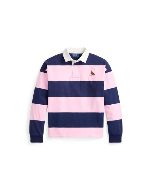 Polo Ralph Lauren Blue Rugby Polo Shirt for men