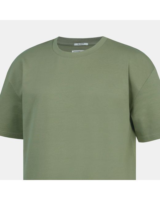 Jack Wills Green Jw Boxy Tee Cotton Short Sleeve Fit T-Shirt for men