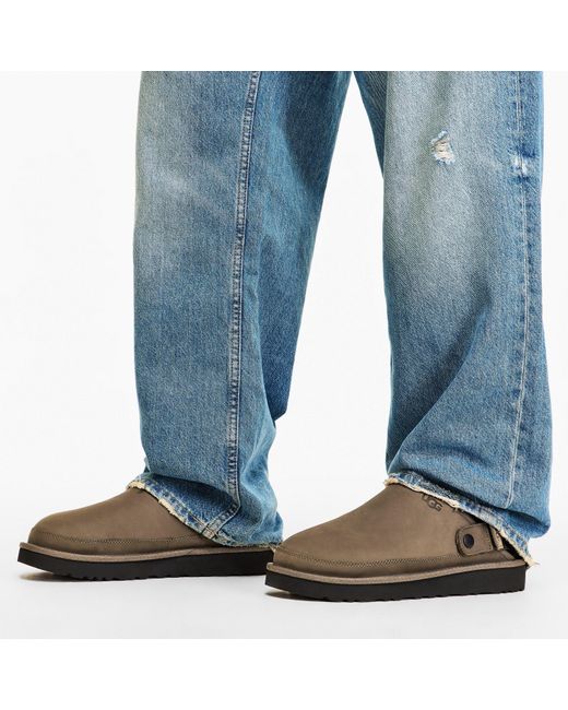 Ugg Brown Gldncoast Goldencoast Cotton Flat Mules for men