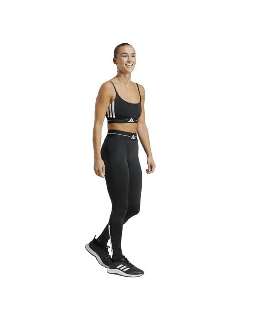 Adidas Gray Aeroreact Light-Support Training Bra