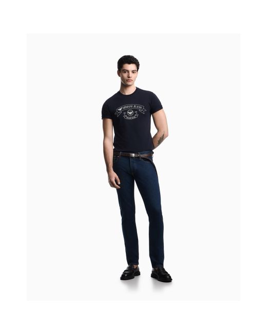 Emporio Armani Blue T-Shirt for men