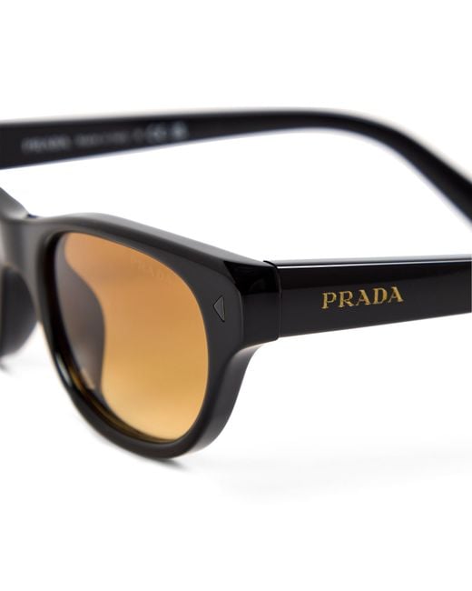 Prada Black 0Pr C08S Wayfarer Sunglasses