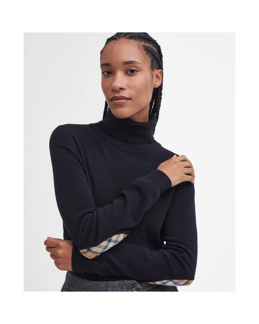 Barbour Blue Pendle Roll-Neck Jumper