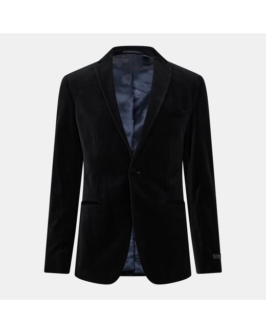 Ted Baker Blue Velvet Tailored Formal Jacket for men