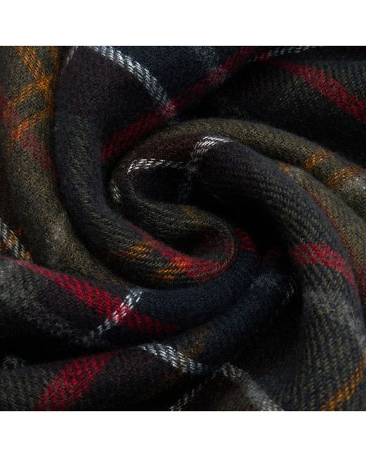 Barbour Black Montieth Scarf